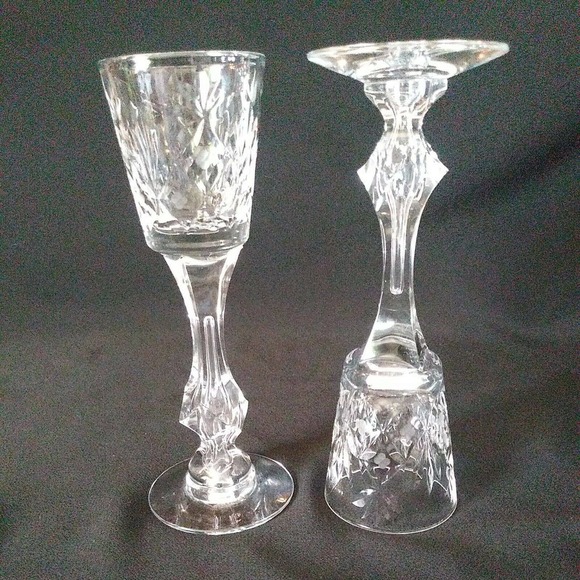 2 Tiffin Franciscan Air Bubble Stem Glasses. - Picture 11 of 12